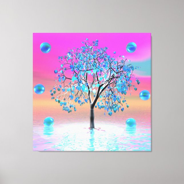 Crystal Tree Sunrise Canvas Print (Front)