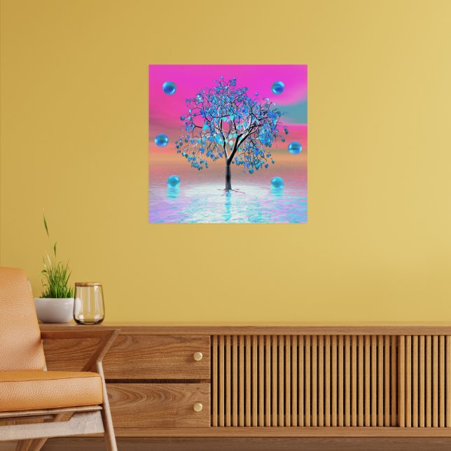 Crystal Tree Sunrise Poster (Living Room 2)