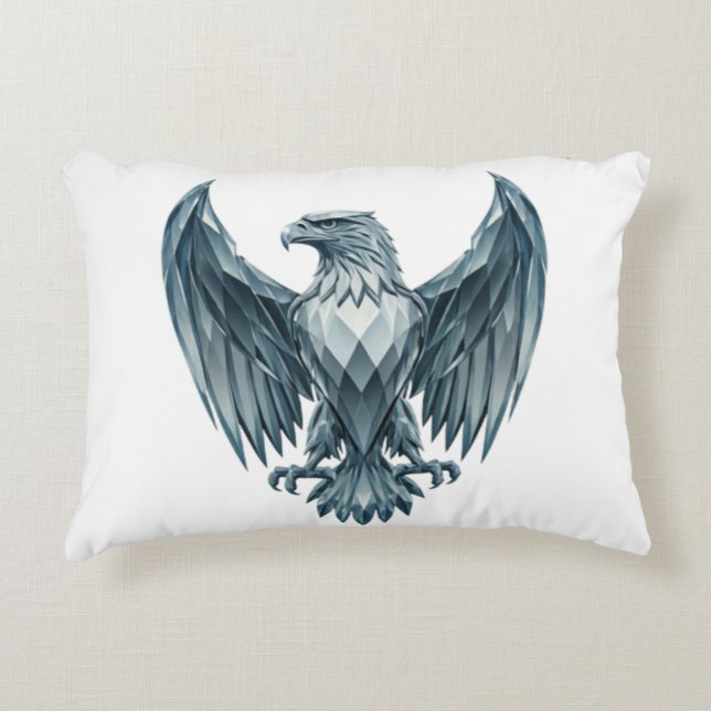 Crystal Vision Eagle Decorative Cushion (Front)