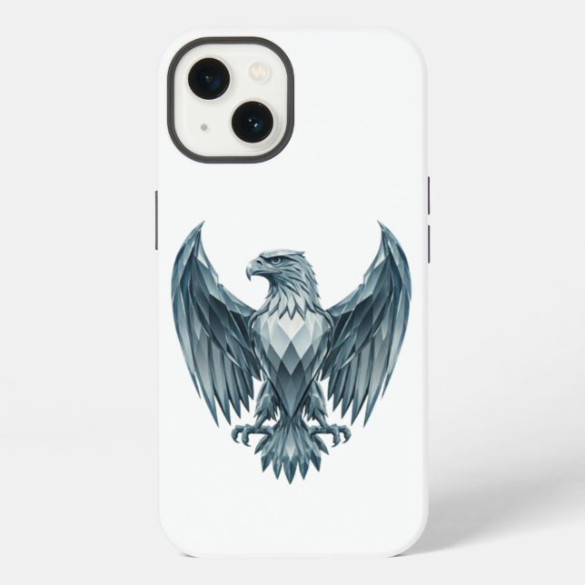 Crystal Vision Eagle iPhone Case (Back)