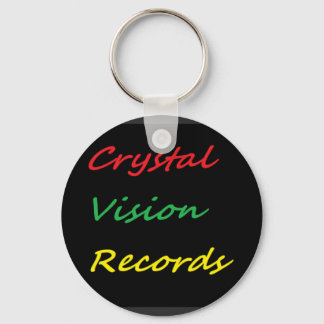 crystal vision records tshirts key ring