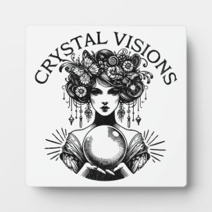 Crystal Visions Mystical Woman Tabletop Plaque B