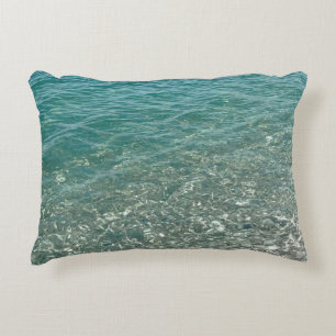 Crystal Water Beach Vibe Decorative Cushion