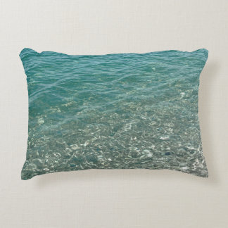 Crystal Water Beach Vibe Decorative Cushion