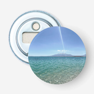 Crystal Water View Blue Sky Beach Vibe Peaceful Bottle Opener
