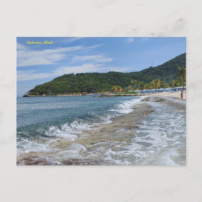 Crystal Waters of Labadee, Haiti  Postcard (Front)