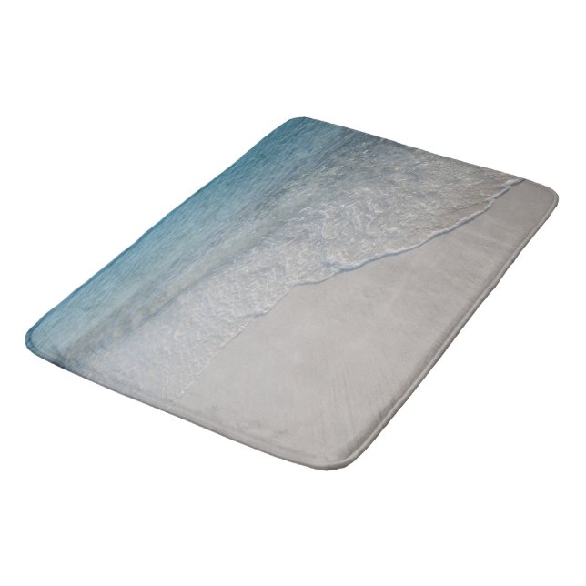 Crystal Wave Kiss #1 #ocean #wall #decor #art Bath Mat (Angled)