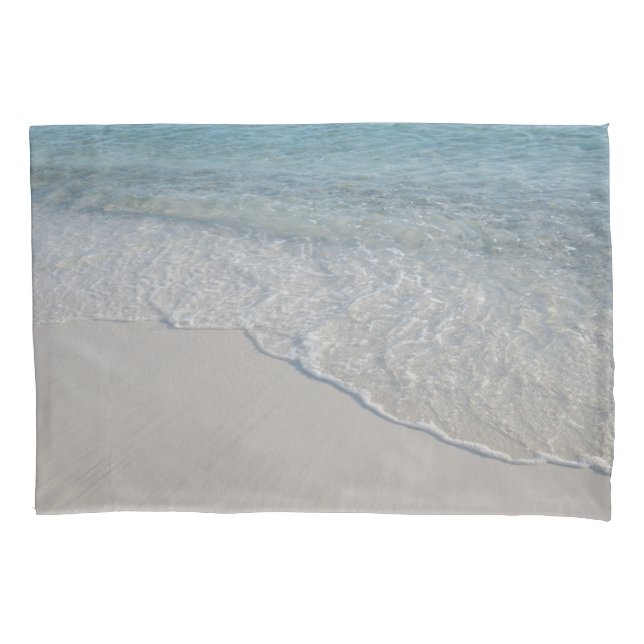 Crystal Wave Kiss #1 #ocean #wall #decor #art Pillowcase (Front)