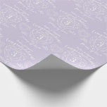 Crystal wedding anniversary 3 years of love wrapping paper<br><div class="desc">Crystal celebrating 3 years of love anniversary wrapping paper. Simple outline heart stone effect line art graphics light purple and white 3rd Wedding Anniversary wrapping paper. Customise with your own third wedding anniversary names and marriage from and to years. The 3rd wedding anniversary is associated with the gemstone crystal and...</div>