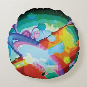 Crystalize KC image Round Cushion
