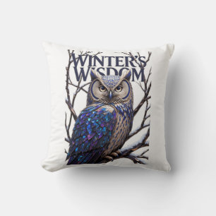 Crystalized Forest Owl T-Shirt, Premium  Cushion