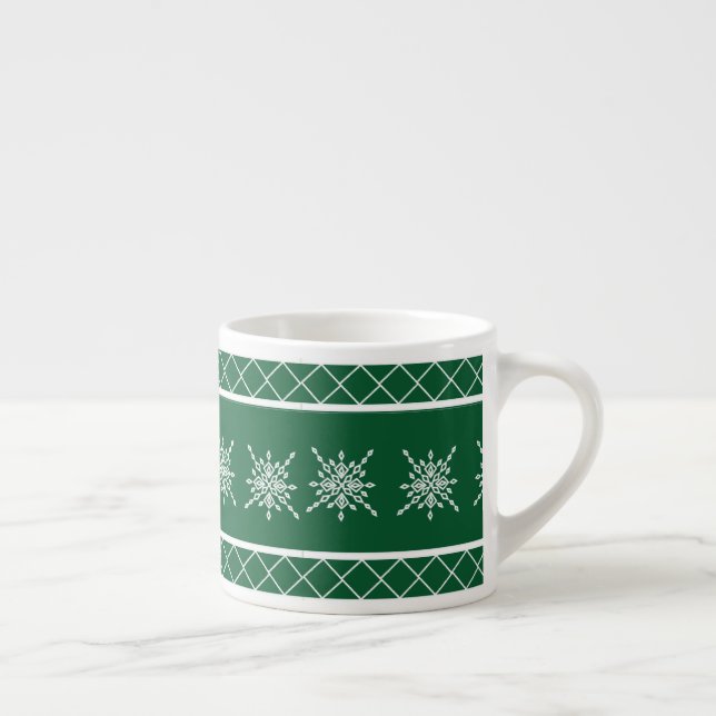 Crystalized Snowflake Espresso Cup (Right)