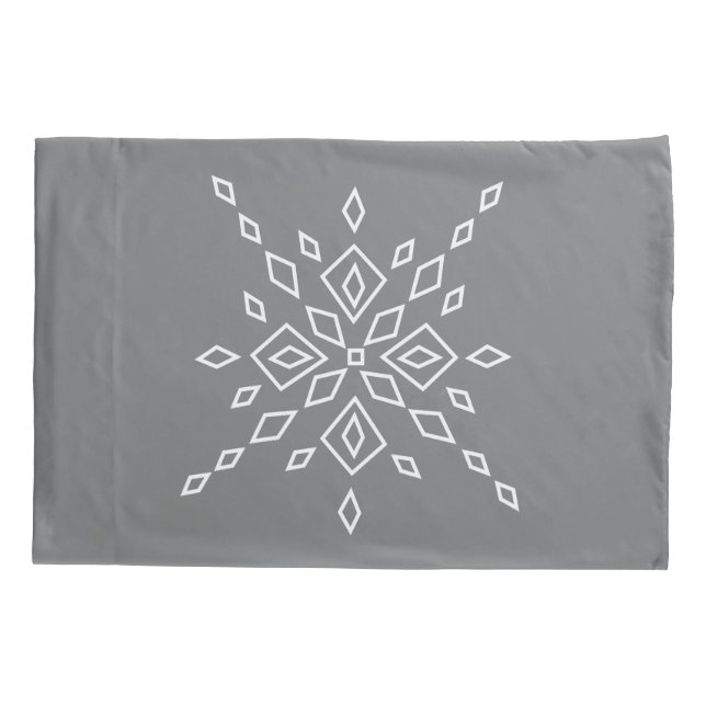 Crystalized Snowflake Pillowcase (Back)