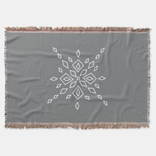 Crystalized Snowflake Throw Blanket