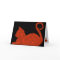 CrystalKatz Red Cat Greeting Cards