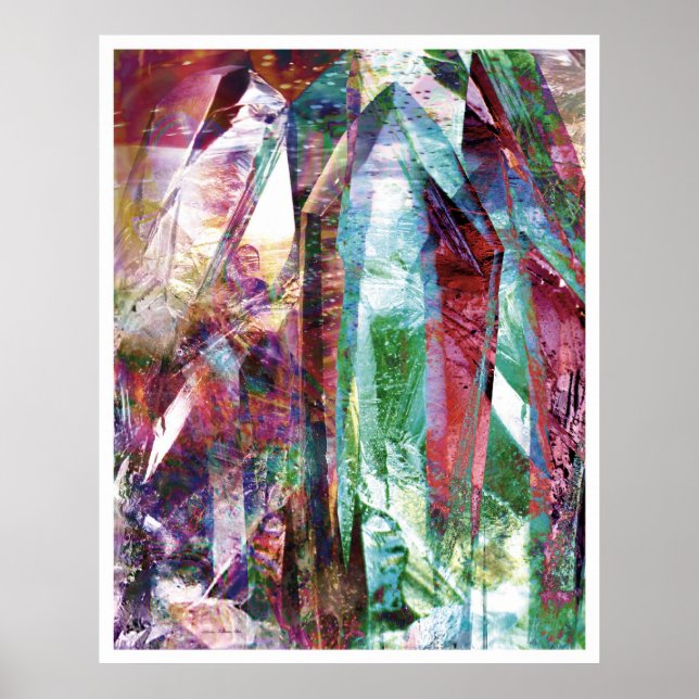 Crystalline Abstract 6 Poster (Front)