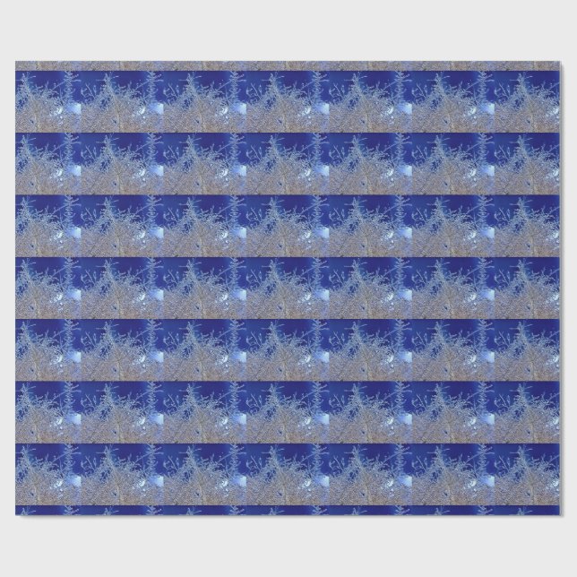 Crystalline Branches Wrapping Paper (Matte) (Flat)
