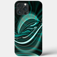 Crystalline on dark green cyan curves and ripples
