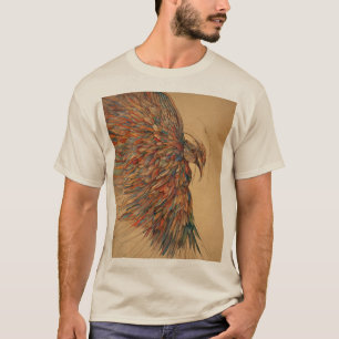 Crystalline Soaring: A Flight of Independence T-Shirt