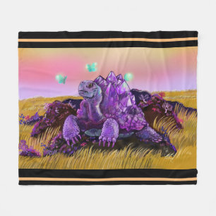Crystalline Tortoise Fleece Blanket