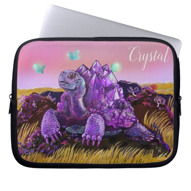 Crystalline Tortoise  Laptop Sleeve (Front)