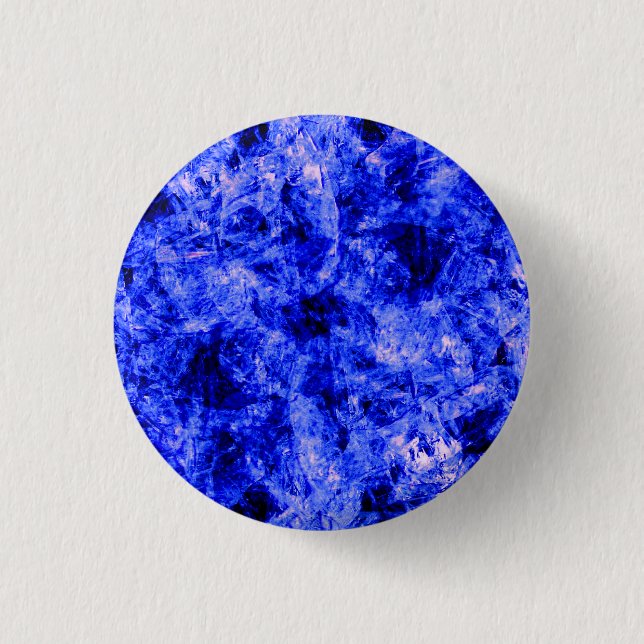 Crystallised by Kenneth Yoncich 3 Cm Round Badge (Front)