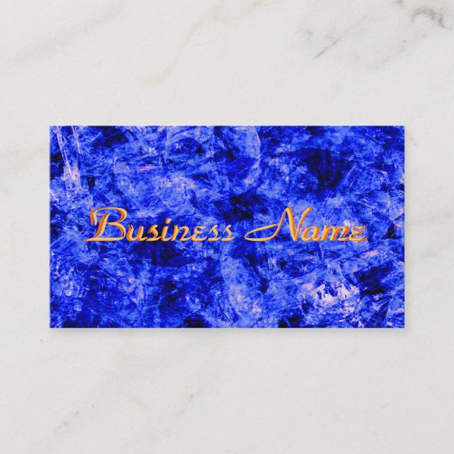 Crystallised by Kenneth Yoncich Business Card (Front)