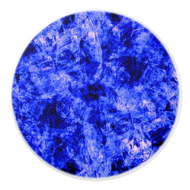 Crystallised by Kenneth Yoncich Ceramic Knob (Front)