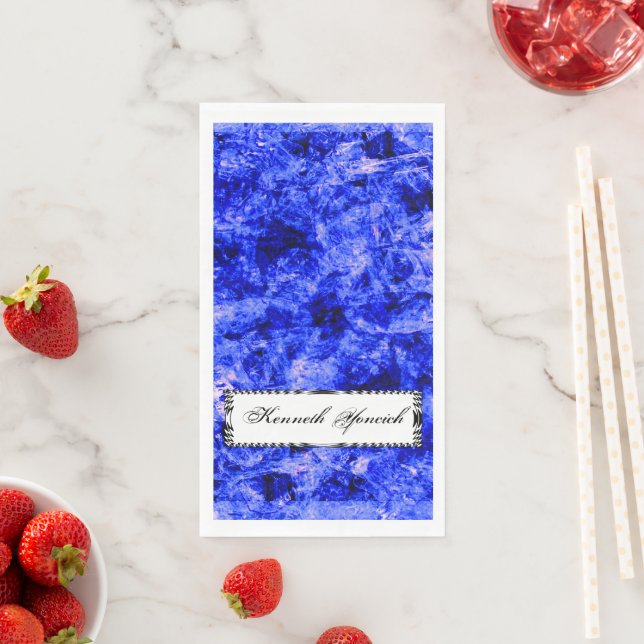 Crystallised by Kenneth Yoncich Napkin (Insitu)