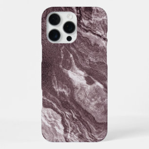 Crystallised Mauve Agate   Dusty Rose Pink Marble iPhone 16 Pro Max Case