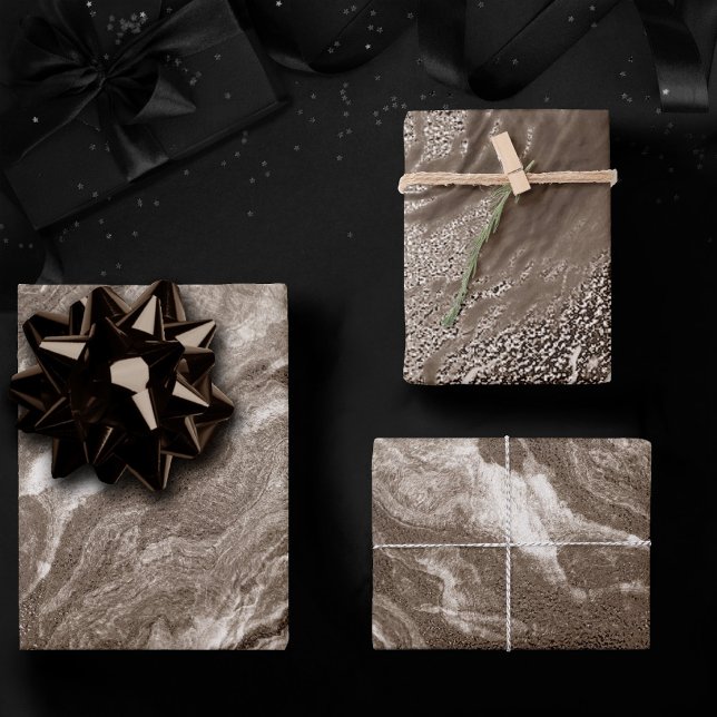 Crystallised Mauve Agate | Dusty Rose Pink Marble Wrapping Paper Sheet (Creator Uploaded)