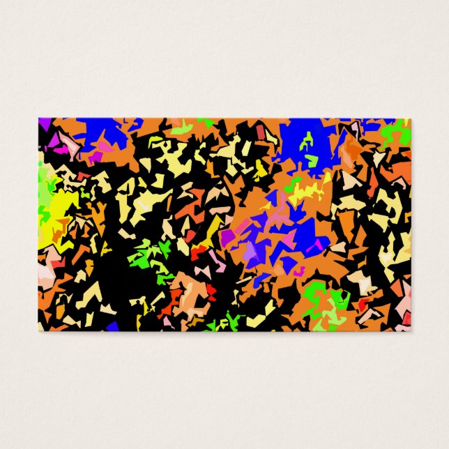 Crystallised Paint Splatter - Warm Colours (Front)