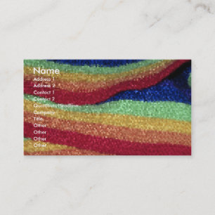 Crystallised Rainbow business cards
