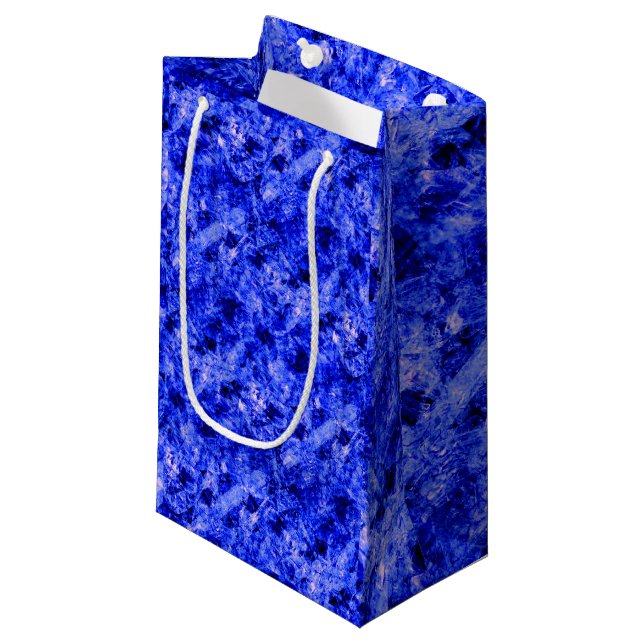 Crystallised [S] by Kenneth Yoncich Small Gift Bag (Front Angled)