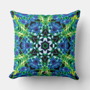 Crystalmarine Kaleidoscope Pillow