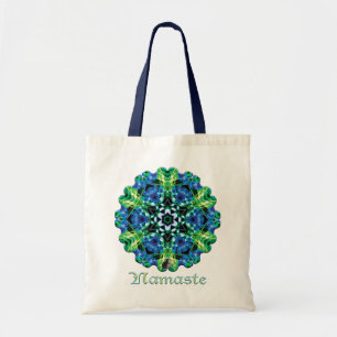 Crystalmarine Namaste Kaleidoscope Tote Bag