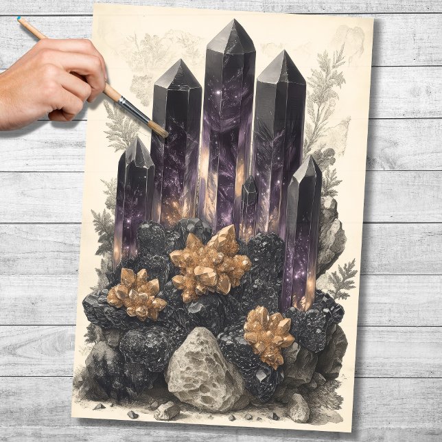 Crystals 2 Decoupage Paper (Creator Uploaded)