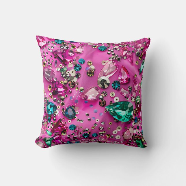 Crystals and gemstones  cushion (Front)