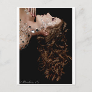 crystals and hair postcard