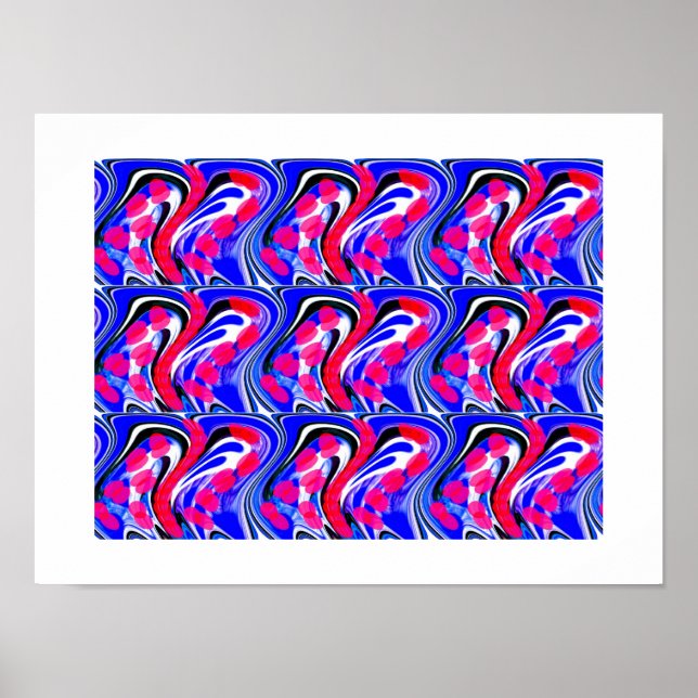 Crystals art poster (Front)
