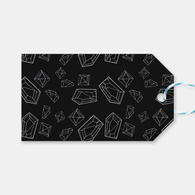 Crystals Gift Tags (Front (Horizontal))