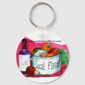 Crystal's Local Flavour keychain