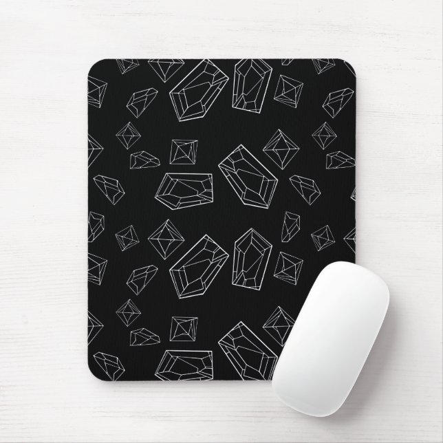 Crystals Mouse Mat (With Mouse)