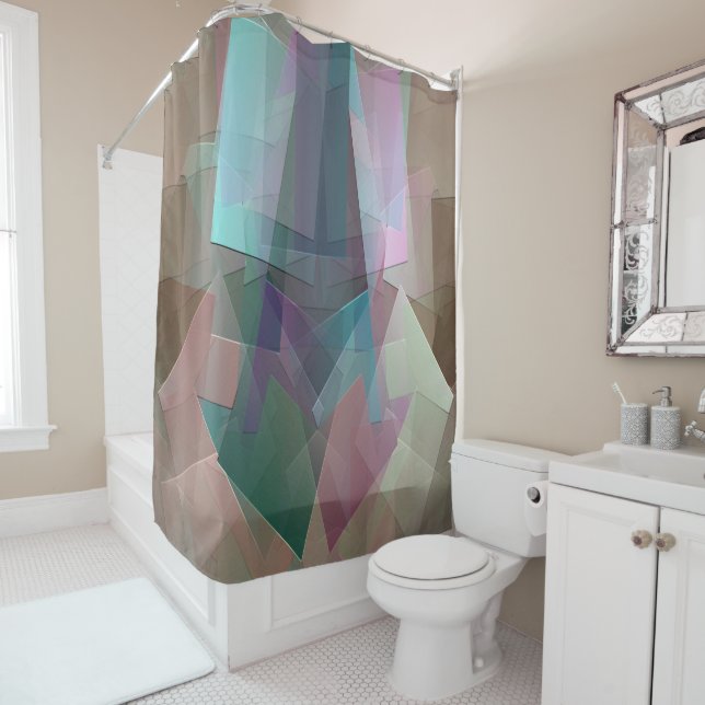 Crystals..... Shower Curtain (In Situ)