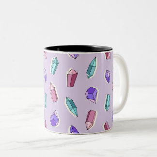 Crystals Two-Tone Coffee Mug