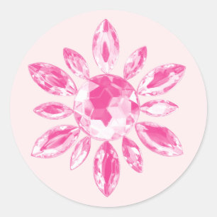 Crystal's Wedding Sticker (pink)