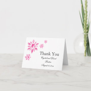 Crystal's Wedding Thank You Card