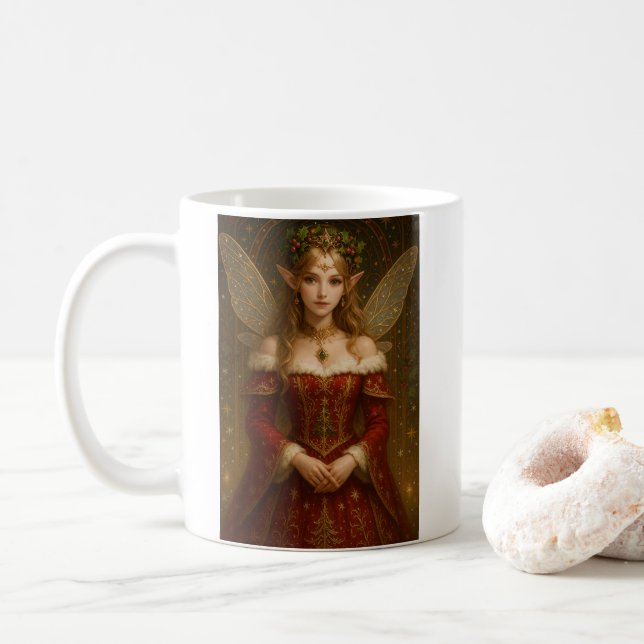 CS003_Charming Fairy - Christmas Edition #3 Coffee Mug (With Donut)