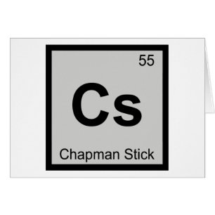 Cs - Chapman Stick Music Chemistry Periodic Table