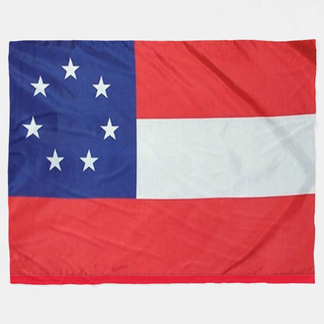 CSA 1st NATIONAL FLAG Fleece Blanket (Front (Horizontal))